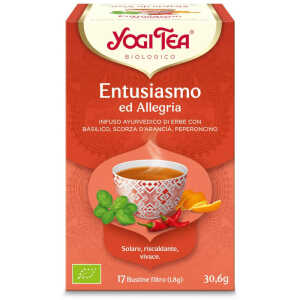 Yogi tea entusiasmo ed allegria