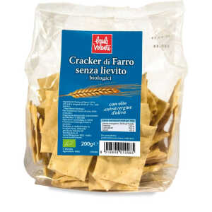 Cracker di farro senza lievito