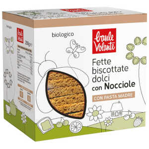 Fette biscottate dolci con nocciole