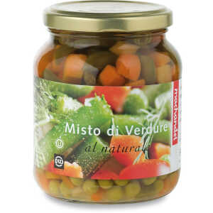 Misto di verdure al naturale