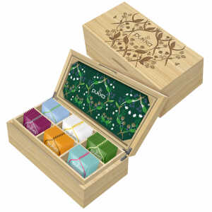 PUKKA TEA DISCOVERY CHEST Cofanetto in Bambù 42 FILTRI